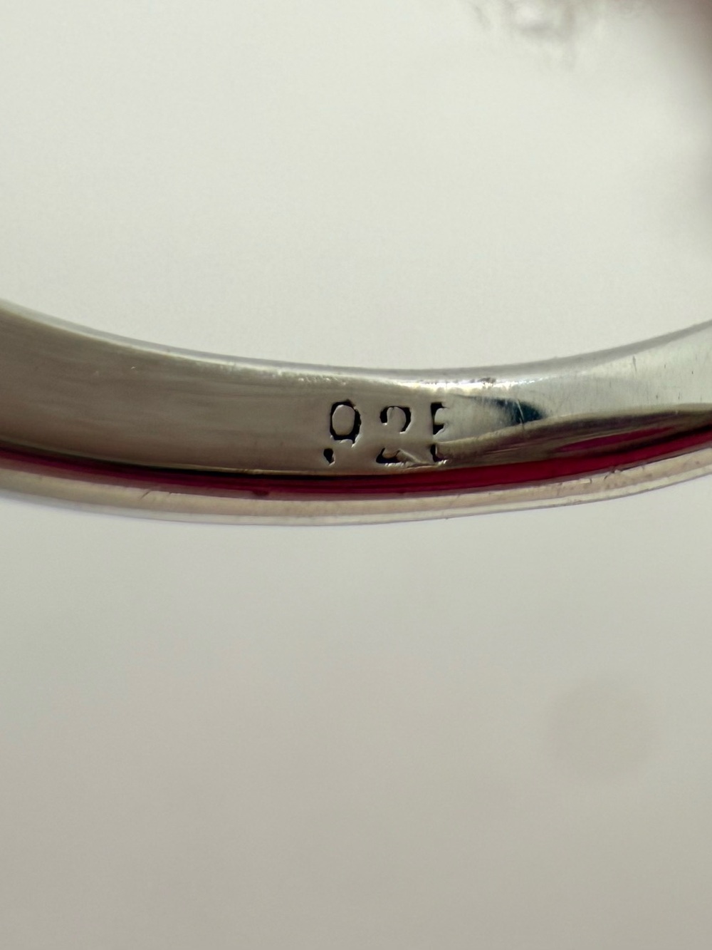 Stunning Antique 14k White Gold over Silver Ruby Red Ring! - Picture 17 of 17